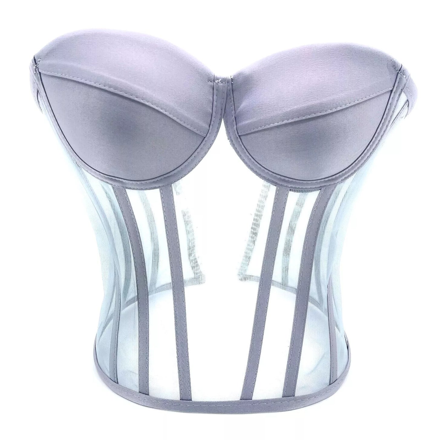 Transparent corset, wedding corset, firming corset