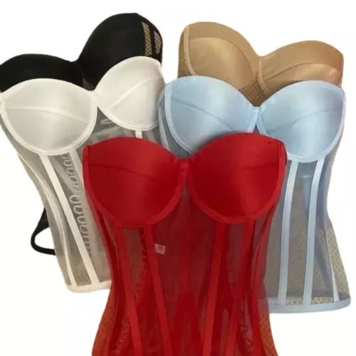 Transparent corset, wedding corset, firming corset